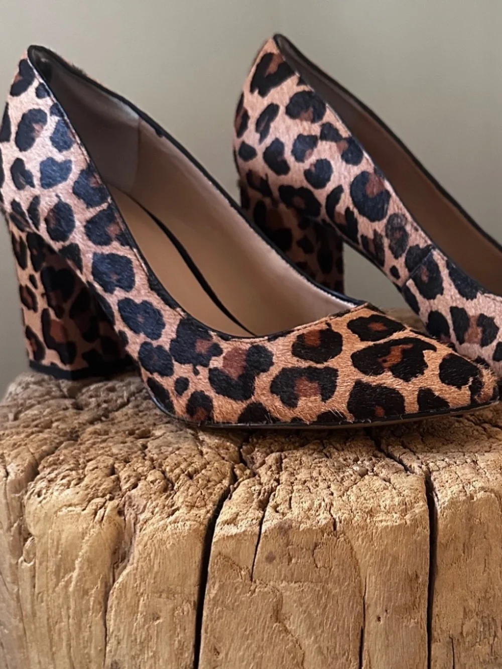 Inc International Leopard Print Heels in 8.5